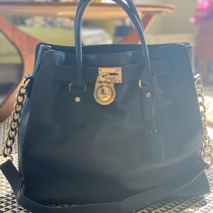 Navy Blue Large Michael Kors Tote